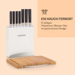 Kitano Plus Messer-Set 9 Tlg. Holzblock Bambus-Schneidebrett Weiß 10 Kitano Plus Messer-Set 9 Tlg. Holzblock Bambus-Schneidebrett Weiß -Haushaltsgeräte 10033673 de 0003 logo