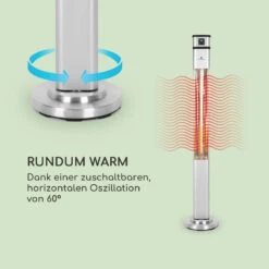 Heat Guru Plus Infrarot-Heizstrahler 2000W 3 Heizstufen Fernbedienung -Haushaltsgeräte 10033692 de 0003 logo