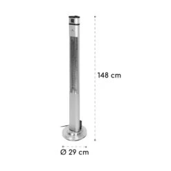 Heat Guru Plus Infrarot-Heizstrahler 2000W 3 Heizstufen Fernbedienung -Haushaltsgeräte 10033692 yy 0010 logo