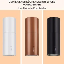 Beretta Inselabzugshaube Ø35cm Ab-/Umluft 650m³/h LED Edelstahl -Haushaltsgeräte 10033717 de 0007 usp