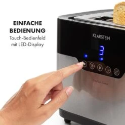 Arabica Toaster 920W LED-Display Touch-Bedienfeld Edelstahl -Haushaltsgeräte 10033728 de 0003 logo