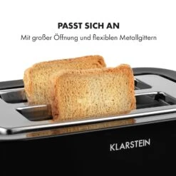 Arabica Toaster 920W LED-Display Touch-Bedienfeld Edelstahl -Haushaltsgeräte 10033728 de 0007 logo