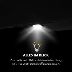 Laurel 90 Dunstabzugshaube 90cm Abluft: 350 M³/h LED Touch Schwarz -Haushaltsgeräte 10033768 de 0006 logo