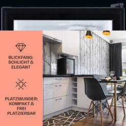 Brooklyn 42 Mini-Kühlschrank Glastür LED Ablage 10 Brooklyn 42 Mini-Kühlschrank Glastür LED Ablage -Haushaltsgeräte 10033821 DE 0003 usp