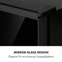 Frosty Mini-Kühlschrank EEC A Spiegelglastür 10 Liter Schwarz -Haushaltsgeräte 10033836 de 0003 logo