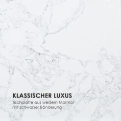 Round Pearl Couchtisch 55 X 45 Cm (ØxH) Marmor Gold / Weiß -Haushaltsgeräte 10034020 de 0003 logo