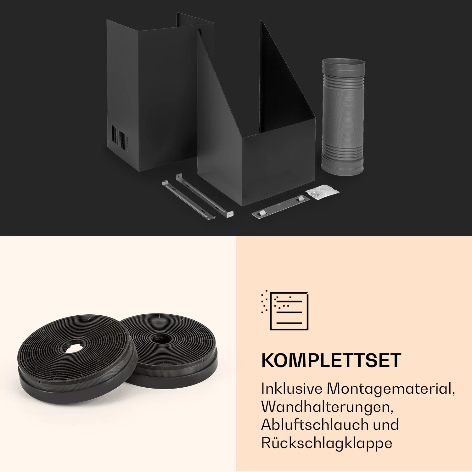 Zola 60 Dunstabzugshaube Kopffrei 60cm 190W 607m³/h LED Edelstahl/Glas 6 Zola 60 Dunstabzugshaube Kopffrei 60cm 190W 607m³/h LED Edelstahl/Glas – Bild 6