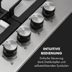 Ignito 4 Zonen Gaskochfeld 4-flammig Sabaf-Brenner Edelstahl Silber -Haushaltsgeräte 10034110 de 0004 logo