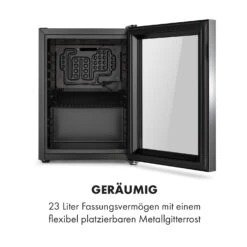 Harlem Getränkekühlschrank 23 Liter 1 Metallrost Glastür -Haushaltsgeräte 10034121 de 0005 logo