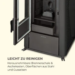 Energiewende Pelletofen 5/10 KW 5 Stufen Timer 18kg 250m³ Fernbedienung Schwarz 17 Energiewende Pelletofen 5/10 KW 5 Stufen Timer 18kg 250m³ Fernbedienung Schwarz -Haushaltsgeräte 10034153 de 0008 logo