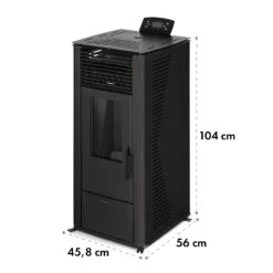 Energiewende Pelletofen 5/10 KW 5 Stufen Timer 18kg 250m³ Fernbedienung Schwarz 18 Energiewende Pelletofen 5/10 KW 5 Stufen Timer 18kg 250m³ Fernbedienung Schwarz -Haushaltsgeräte 10034153 yy 0009 logo