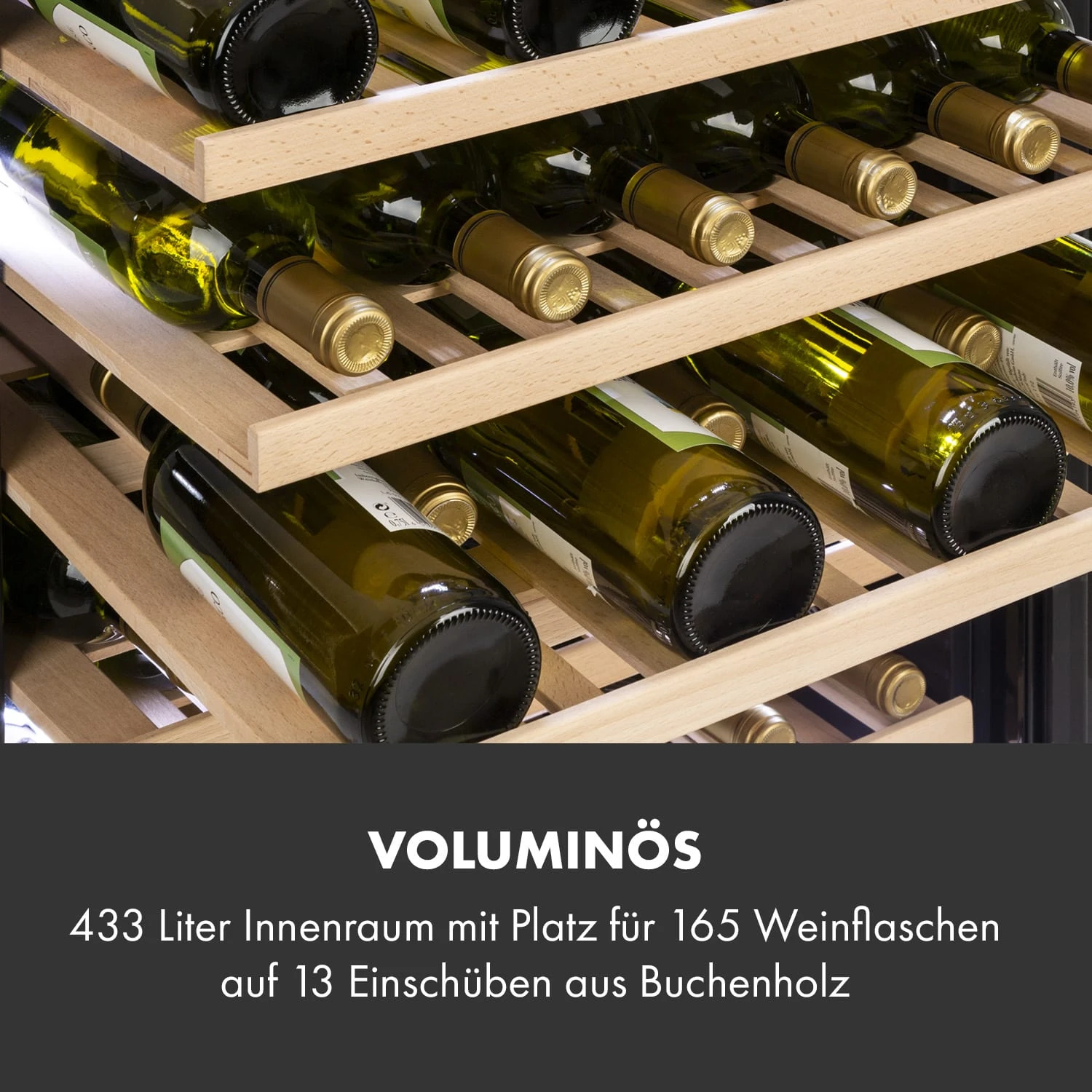 Vinovilla Grande 165 Built-in Uno Onyx Weinkühlschrank 433 Ltr 165 Fl. 5 Vinovilla Grande 165 Built-in Uno Onyx Weinkühlschrank 433 Ltr 165 Fl. – Bild 5