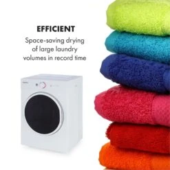 Jet Set Mini-Wäschetrockner Ablufttrockner 1020W EEK C 3kg 50cm Weiß 12 Jet Set Mini-Wäschetrockner Ablufttrockner 1020W EEK C 3kg 50cm Weiß -Haushaltsgeräte 10034158 yy 0005 logo Klarstein Jet Set Waeschetrockner weiss