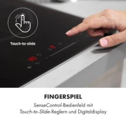 Delicatessa 3 Induktionskochfeld 3 Zonen 5800W Glaskeramik Schwarz -Haushaltsgeräte 10034193 de 0005 logo