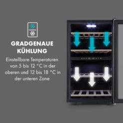 Vinamour 45 DuoWeinkühlschrank 2 Zonen 118 Ltr / 45 Fl 5-18 °C 14 Vinamour 45 DuoWeinkühlschrank 2 Zonen 118 Ltr / 45 Fl 5-18 °C -Haushaltsgeräte 10034216 de 0005 logo