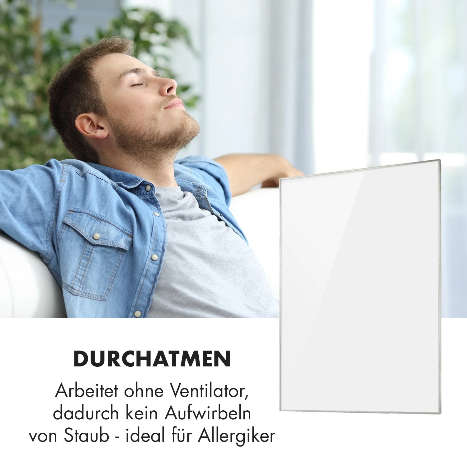 Wonderwall Air 96 Infrarotheizung 120x81cm 960W Wandinstallation Fernbedienung 5 Wonderwall Air 96 Infrarotheizung 120x81cm 960W Wandinstallation Fernbedienung – Bild 5