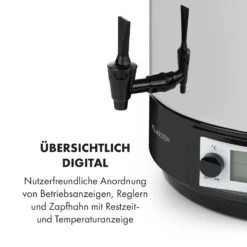 KonfiStar 50 Digital Einkocher Getränkespender 2500W 50L 100°C 180min -Haushaltsgeräte 10034240 de 0006 logo