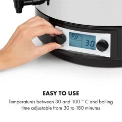 KonfiStar 60 Digital Einkocher Getränkespender 2500W 60L 100°C 180min -Haushaltsgeräte 10034241 yy 0004 logo Digital Food Preserver 60L