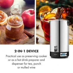 KonfiStar 60 Digital Einkocher Getränkespender 2500W 60L 100°C 180min -Haushaltsgeräte 10034241 yy 0007 logo Digital Food Preserver 60L