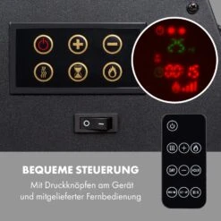 Lausanne Luxe Elektrischer Kamin 2000W 2 Heizstufen 90 Cm Edelstahl -Haushaltsgeräte 10034252 de 0004 logo