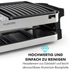 Sirloin Raclette 1500W Aluminium / Stein 8 Personen Kontroll-LED -Haushaltsgeräte 10034275 de 0003 logo