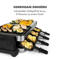 Sirloin Raclette 1500W Aluminium / Stein 8 Personen Kontroll-LED -Haushaltsgeräte 10034275 de 0005 logo