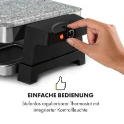 Sirloin Raclette 1500W Aluminium / Stein 8 Personen Kontroll-LED -Haushaltsgeräte 10034275 de 0007 logo