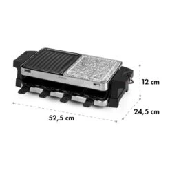 Sirloin Raclette 1500W Aluminium / Stein 8 Personen Kontroll-LED -Haushaltsgeräte 10034275 yy 0008 logo Klarstein Sirloin Raclette 1500W