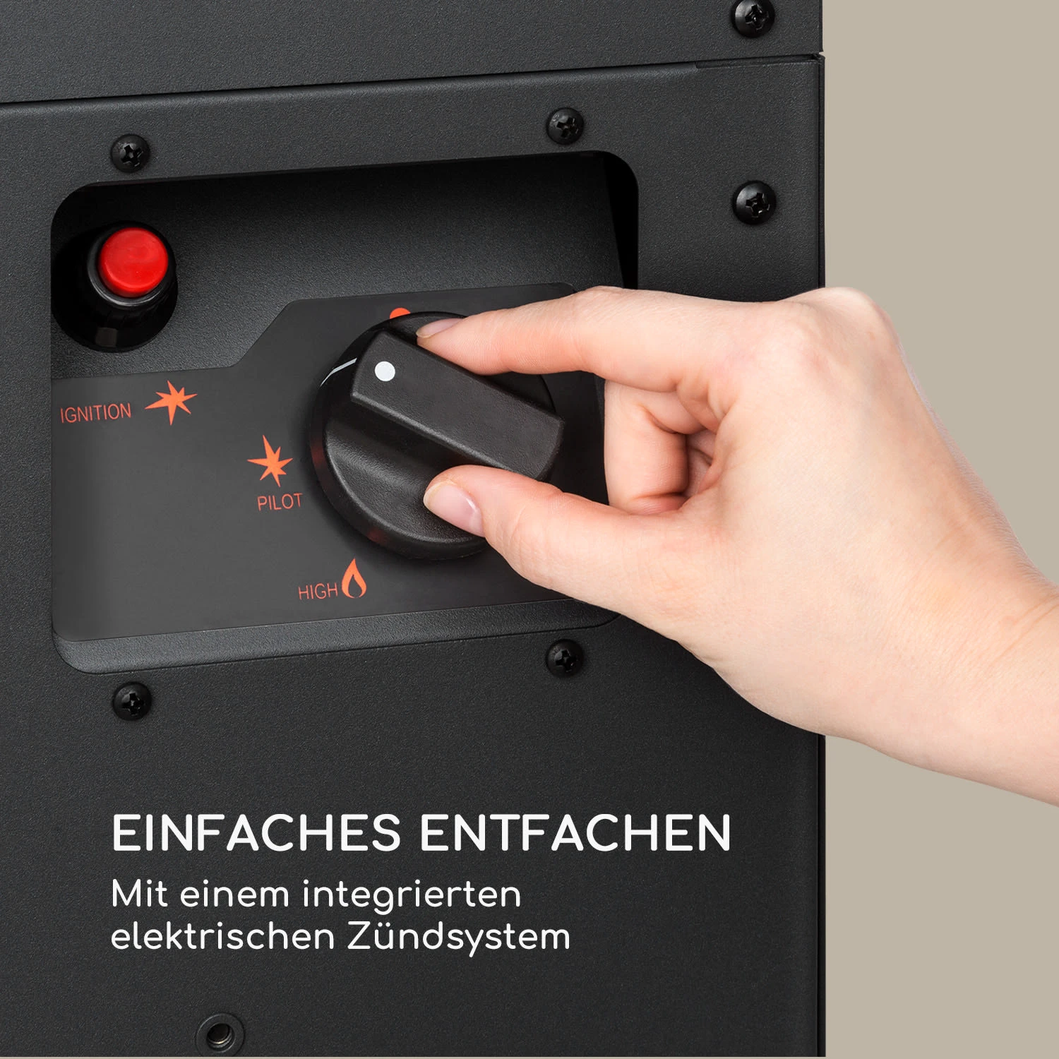 Flagranti Gasheizstrahler 8kW Gasflasche Bis 11kg Edelstahl Schwarz 4 Flagranti Gasheizstrahler 8kW Gasflasche Bis 11kg Edelstahl Schwarz – Bild 4