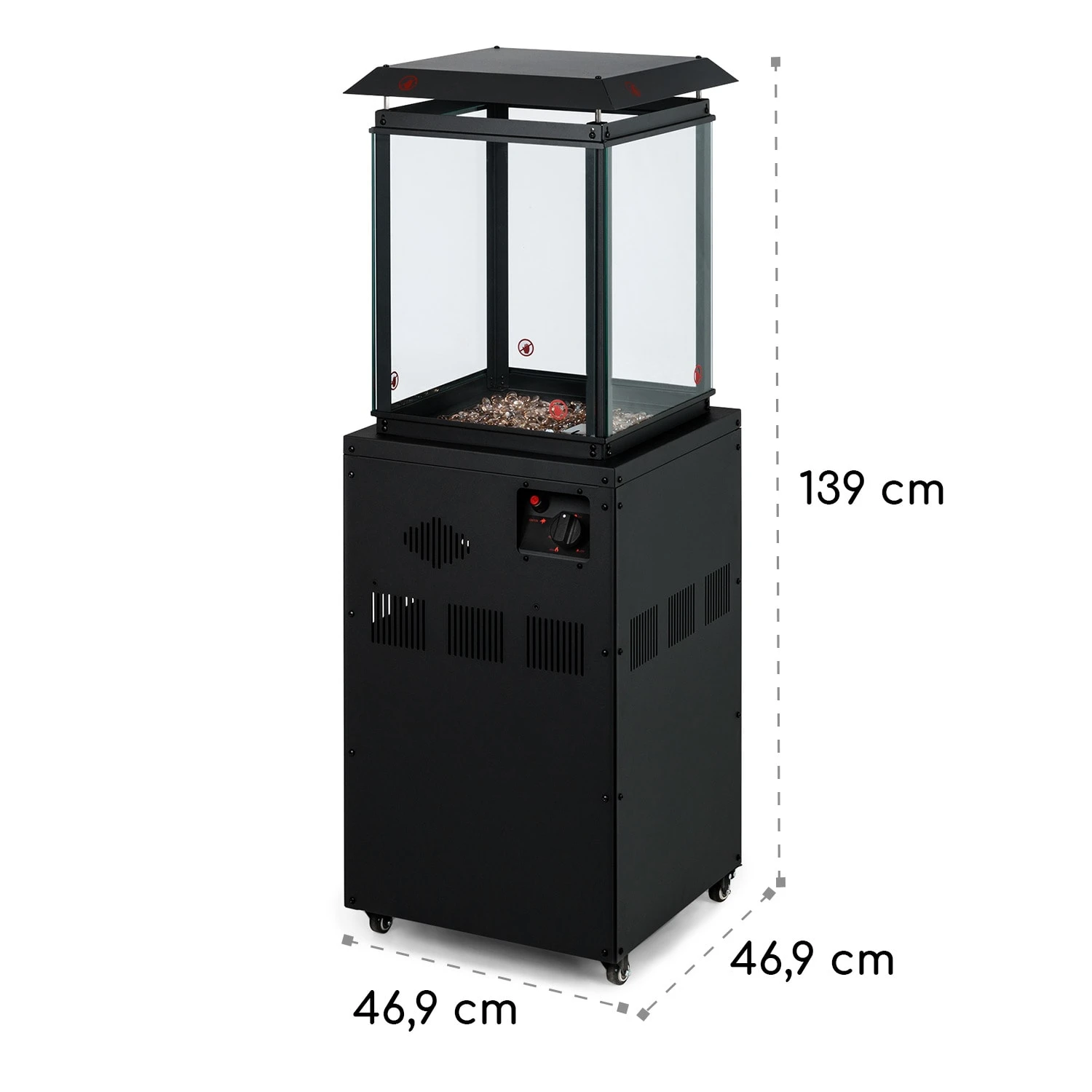 Flagranti Gasheizstrahler 8kW Gasflasche Bis 11kg Edelstahl Schwarz 9 Flagranti Gasheizstrahler 8kW Gasflasche Bis 11kg Edelstahl Schwarz – Bild 9