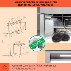 Royal Flush Eco Dunstabzugshaube 60 Cm 576 M³/h A+ 13 Royal Flush Eco Dunstabzugshaube 60 Cm 576 M³/h A+ -Haushaltsgeräte 10034330 de 0005 usp