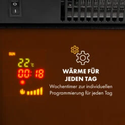 Verbier Elektrischer Kamin Elektrokamin 1000 / 2000 W LED-InstaFire Thermostat Timer Überhitzungsschutz -Haushaltsgeräte 10034396 de 0004 logo
