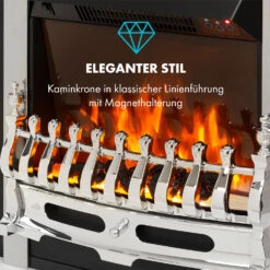 Verbier Elektrischer Kamin Elektrokamin 1000 / 2000 W LED-InstaFire Thermostat Timer Überhitzungsschutz -Haushaltsgeräte 10034396 de 0006 logo