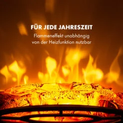 Bergamo Elektrischer Kamin 900/1800W Thermostat Holzoptik -Haushaltsgeräte 10034397 de 0006 logo