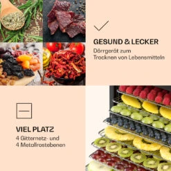 Mega Jerky Dörrautomat 650W 35-80°C LC-Touch-Display Timer 8 Ebenen -Haushaltsgeräte 10034439 de 0004 logo