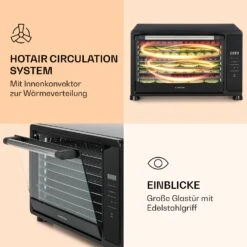 Mega Jerky Dörrautomat 650W 35-80°C LC-Touch-Display Timer 8 Ebenen -Haushaltsgeräte 10034439 de 0005 logo