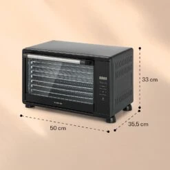 Mega Jerky Dörrautomat 650W 35-80°C LC-Touch-Display Timer 8 Ebenen -Haushaltsgeräte 10034439 yy 0006 logo