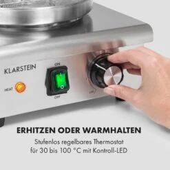 Wurstfabrik 450 Hot Dog Maker 450W 5L 30-100°C Glas Edelstahl -Haushaltsgeräte 10034450 de 0003 logo