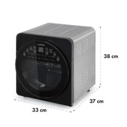 AeroVital Easy Touch Heißluftfritteuse 1700W 14l Timer 16 Programme Metallic / Schwarz -Haushaltsgeräte 10034451 yy 0008 logo Klarstein AeroVital easy touch Heissluftfritteuse