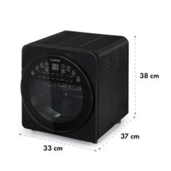 AeroVital Easy Touch Heißluftfritteuse 1700W 14l Timer 16 Programme Schwarz -Haushaltsgeräte 10034452 yy 0008 logo Klarstein AeroVital easy touch Fritteuse schwarz