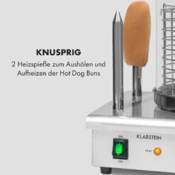 Wurstfabrik Pro 550 Hot Dog Maker 550W 2 Spieße 5L 30-100°C Edelstahl -Haushaltsgeräte 10034453 de 0005 logo