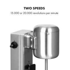 Kraftpaket Milchshake-Mixer Proteinshake 80W Edelstahl Silber -Haushaltsgeräte 10034456 yy 0005 logo Klarstein Kraftpaket Pro Milchshake Mixer 80W