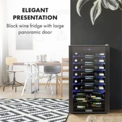 Vinomatica 36 Uno Weinkühlschrank 95l Touch-Bedienfeld 85W 4-18 °C -Haushaltsgeräte 10034466 yy 0003 logo Klarstein Vinomatica Weinkuehlschrank 95l schwarz