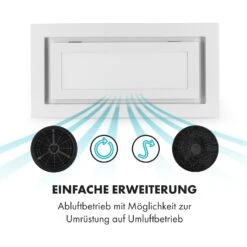 Lumiera Dunstabzugshaube LED 70 Cm EEK A 750 M3/h 3 Stufen Weiß -Haushaltsgeräte 10034467 de 0006 logo