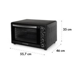 Masterchef 45 Mini-Backofen 45l 2000W 100-230 °C Timer Schwarz -Haushaltsgeräte 10034496 yy 0009 logo Klarstein Masterchef 45 Mini Backofen 45l schwarz