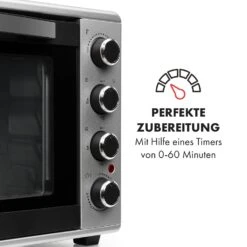Masterchef 45 Mini-Backofen 45l 2000W 100-230 °C Timer Silber -Haushaltsgeräte 10034497 de 0005 logo