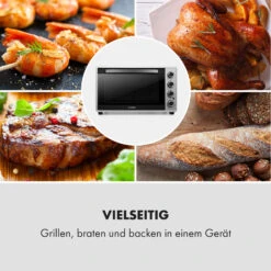 Masterchef 45 Mini-Backofen 45l 2000W 100-230 °C Timer Silber -Haushaltsgeräte 10034497 de 0007 logo