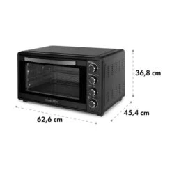 Masterchef 60 Mini-Backofen 60l 2000W 100-230 °C Timer Schwarz 17 Masterchef 60 Mini-Backofen 60l 2000W 100-230 °C Timer Schwarz -Haushaltsgeräte 10034498 yy 0009 logo Klarstein Masterchef 60 Mini Backofen 60l schwarz reedit