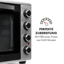 Masterchef 60 Mini-Backofen 60l 2000W 100-230 °C Timer Silber -Haushaltsgeräte 10034499 de 0005 logo
