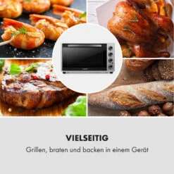 Masterchef 60 Mini-Backofen 60l 2000W 100-230 °C Timer Silber -Haushaltsgeräte 10034499 de 0007 logo